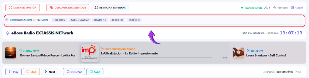 Cómo configurar y empezar la emisión en e-Boss Radio