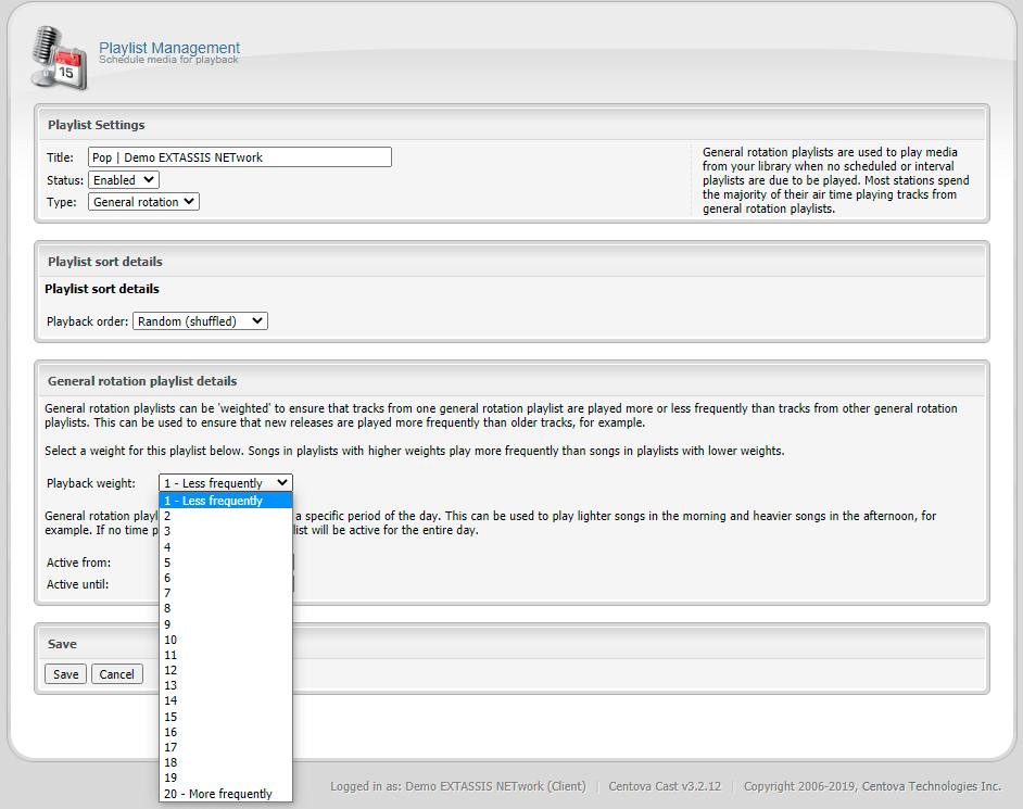 Como Crear listas de reproducción en AutoDJ CentovaCast