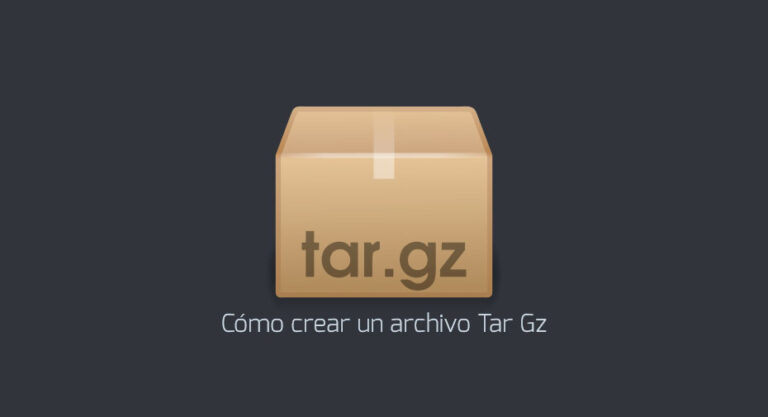 Cómo crear un archivo Tar Gz
