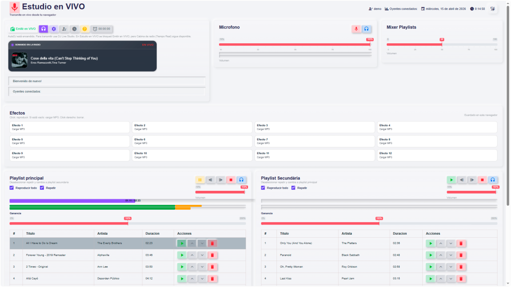 MiPanel.STREAM Nueva Generación en Gestión de Radiodifusión Digital