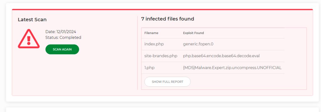 Mi sitio tiene Malware / Virus, Solución