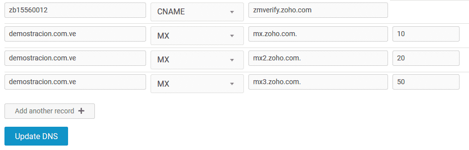 Cómo configurar Zoho Mail